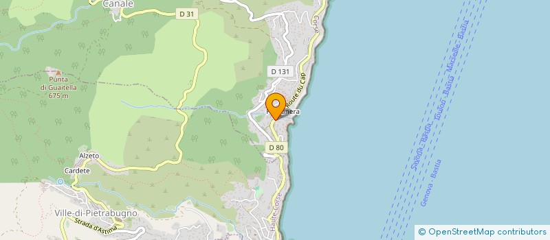 localisation de l'entreprise EGLISES PROTESTANTES UNIES à BASTIA