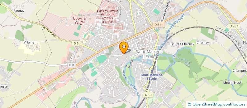 localisation de l'entreprise EGLISES PROTESTANTES UNIES DE ST MAIXENT L'ECOLE. SOUVIGNE  SAINT-MAIXENT-L'ECOLE