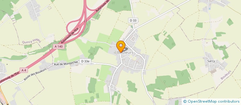 localisation de l'entreprise EGLR ELECTRICITE GENERALE  COUTEVROULT