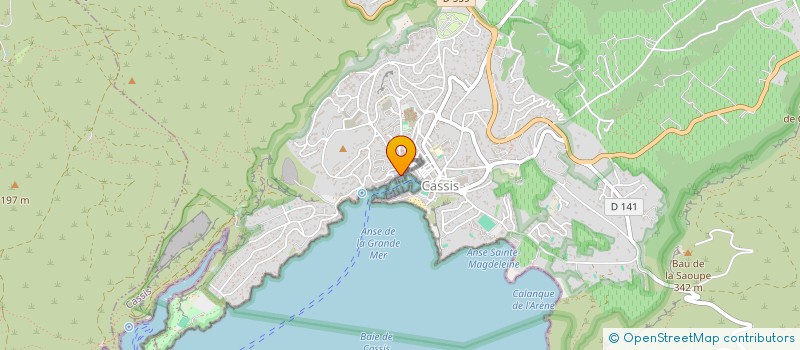 localisation de l'entreprise EGLUC à CASSIS