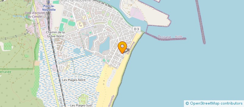 localisation de l'entreprise EGLY à PORT-LA-NOUVELLE