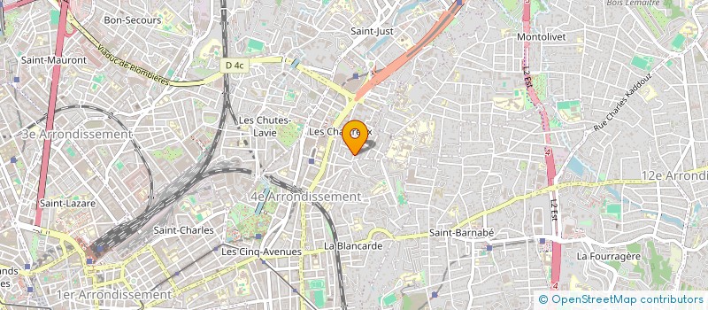 localisation de l'entreprise EGM à MARSEILLE