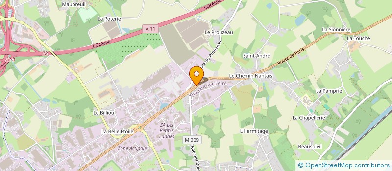 localisation de l'entreprise EGM CONSULTING à CARQUEFOU