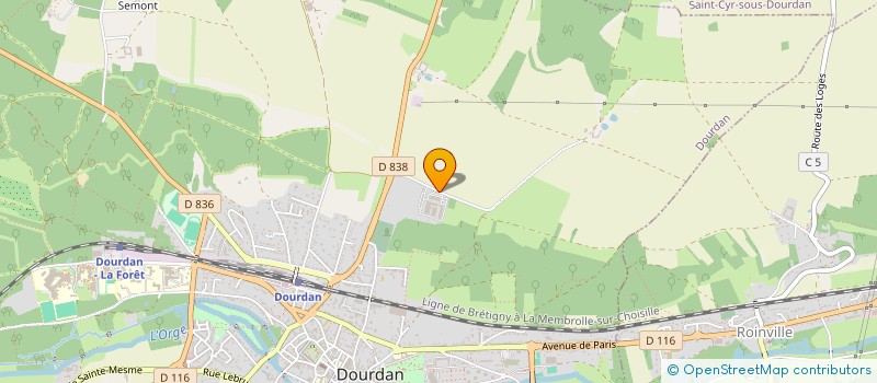 localisation de l'entreprise EGM MECANIQUE DE PRECISION à DOURDAN