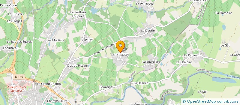 localisation de l'entreprise EGM SOLUTIONS à CLISSON