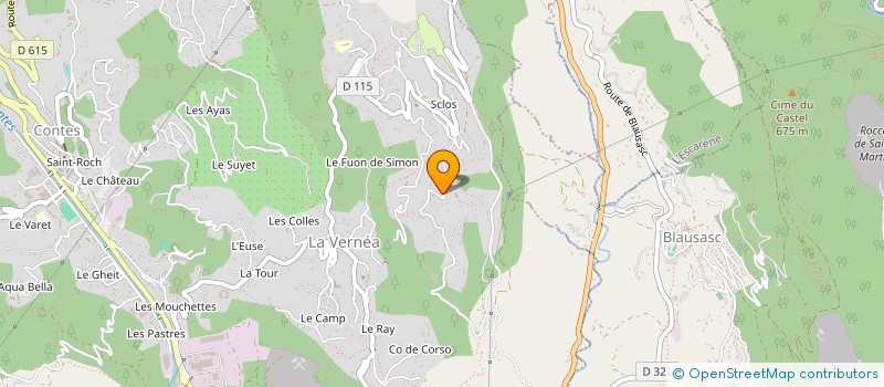 localisation de l'entreprise EGMA  CONTES