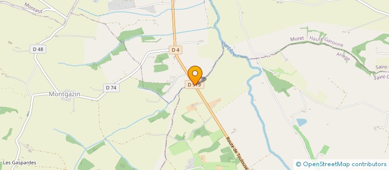 localisation de l'entreprise EGMAS à LEZAT-SUR-LEZE