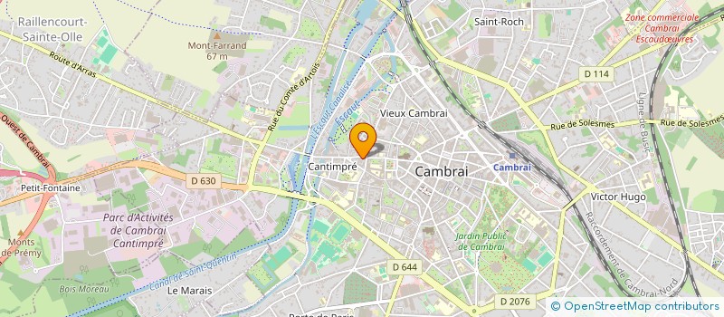 localisation de l'entreprise EGMB  CAMBRAI