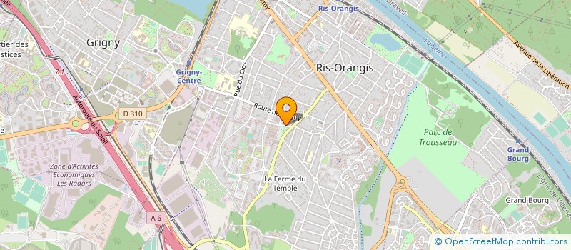 localisation de l'entreprise EGMB NEGOCE à RIS-ORANGIS