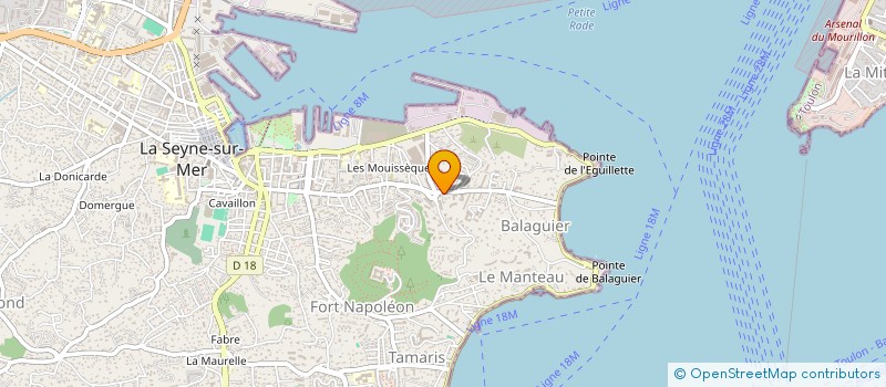 localisation de l'entreprise EGMR  LA SEYNE-SUR-MER