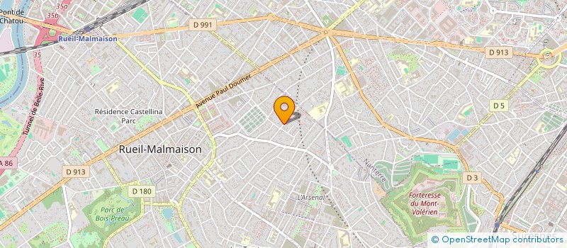 localisation de l'entreprise EGN COACHING à RUEIL-MALMAISON