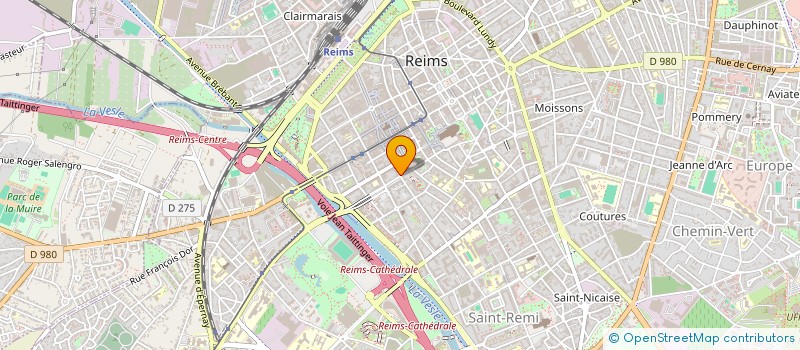 localisation de l'entreprise EGO  REIMS