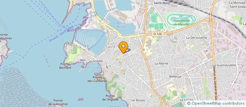 localisation de l'entreprise EGO  SAINT-MALO