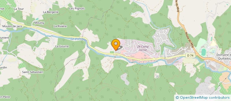 localisation de l'entreprise EGO GROUP à SAINTE-MAXIME