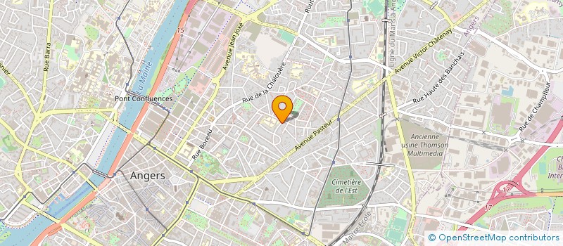 localisation de l'entreprise EGO TWISTER à ANGERS