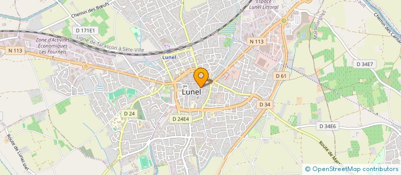 localisation de l'entreprise EGO VIDEO à LUNEL