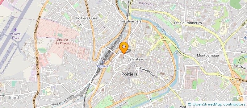 localisation de l'entreprise EGO2R  CHASSENEUIL-DU-POITOU