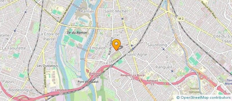 localisation de l'entreprise EGOINE à TOULOUSE