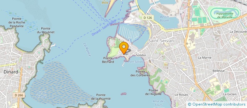 localisation de l'entreprise EGOINE  SAINT-MALO