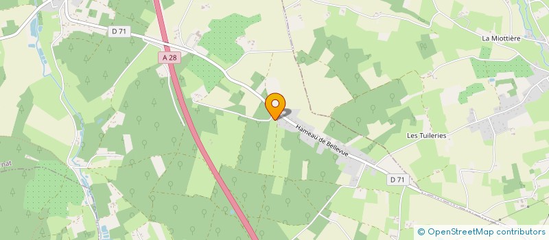 localisation de l'entreprise EGOINE  LAVERNAT