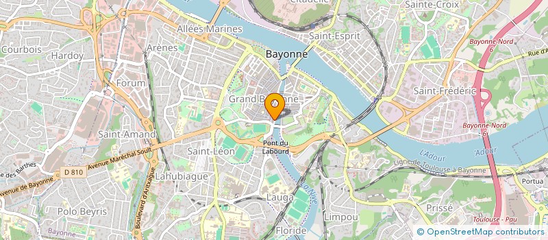 localisation de l'entreprise EGOITZA à BAYONNE