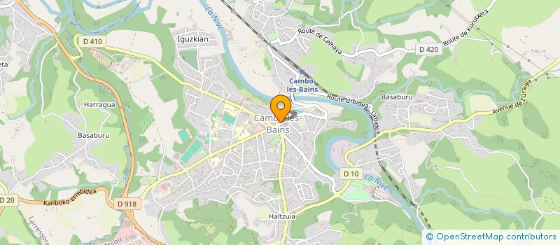 localisation de l'entreprise EGOITZA  CAMBO-LES-BAINS