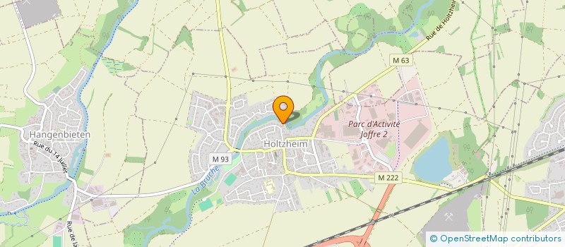 localisation de l'entreprise EGON  HOLTZHEIM