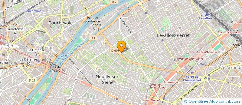 localisation de l'entreprise EGON PARIS à NEUILLY-SUR-SEINE