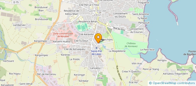 localisation de l'entreprise EGON&RON  SAINT-POL-DE-LEON