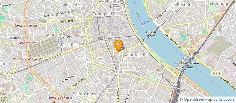 localisation de l'entreprise EGONE  BORDEAUX