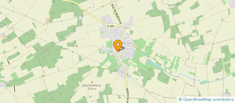 localisation de l'entreprise EGOR ELEC à BRUEBACH