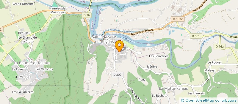 localisation de l'entreprise EGOUT ' TOIT  SAINT-NAZAIRE-EN-ROYANS