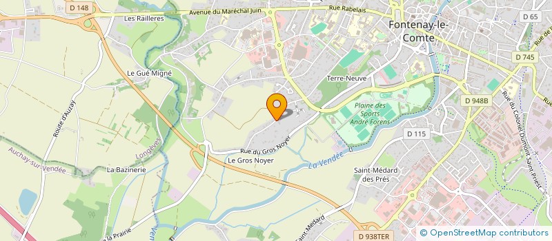 localisation de l'entreprise EGP à FONTENAY-LE-COMTE