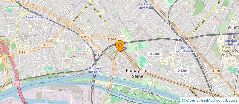 localisation de l'entreprise EGP-BATISOL à EPINAY-SUR-SEINE