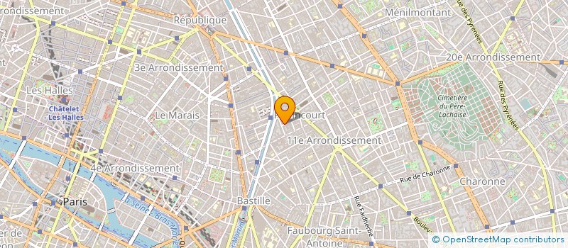 localisation de l'entreprise EGP COM  PARIS