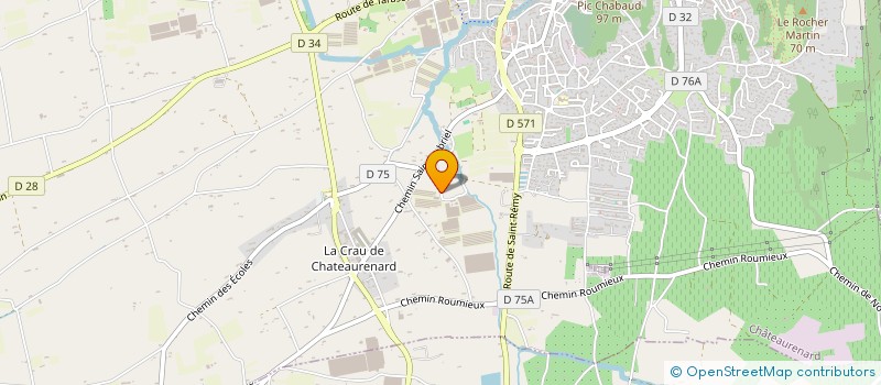 localisation de l'entreprise EGP CONNECT à CHATEAURENARD