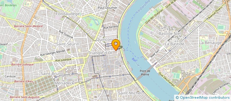 localisation de l'entreprise EGP FONDS ET GESTION à BORDEAUX