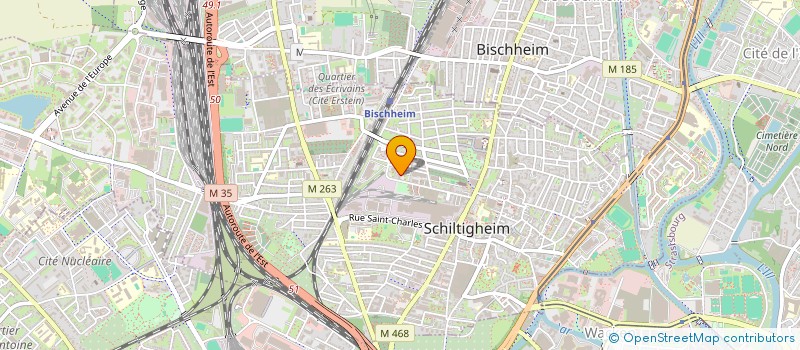 localisation de l'entreprise EGP GROUPE à SCHILTIGHEIM