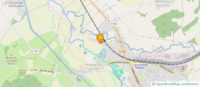 localisation de l'entreprise EGP IMMO  VENAREY-LES-LAUMES