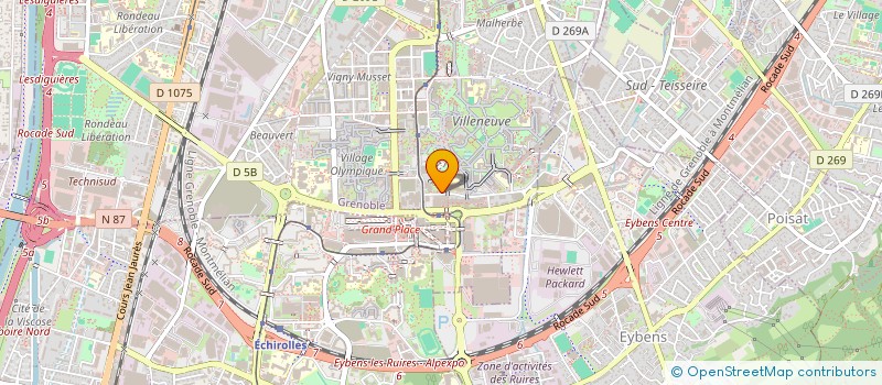 localisation de l'entreprise EGPC  GRENOBLE