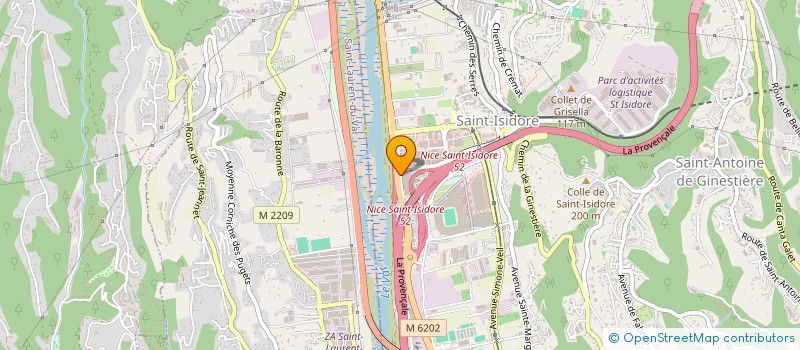 localisation de l'entreprise EGPR 06  NICE