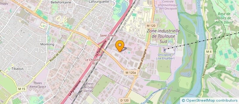 localisation de l'entreprise EGR-BETON à TOULOUSE