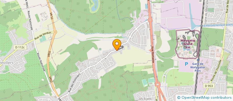 localisation de l'entreprise EGREB  MARANGE-SILVANGE