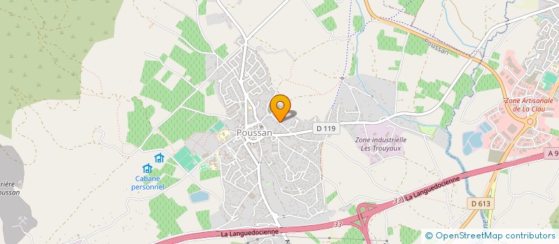 localisation de l'entreprise EGREGORE  POUSSAN