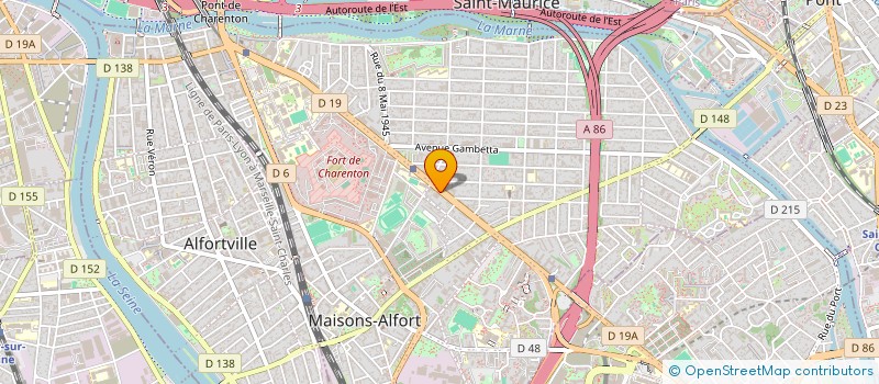 localisation de l'entreprise EGREGORE à MAISONS-ALFORT