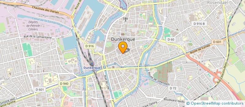 localisation de l'entreprise EGREGORE à DUNKERQUE