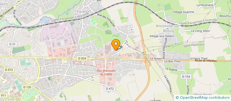 localisation de l'entreprise EGREGORE  YQUELON