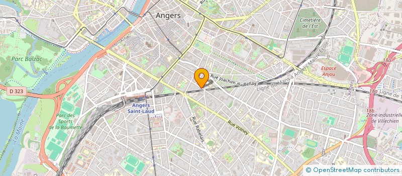 localisation de l'entreprise EGRET CLINICAL RESEARCH & CONSULTING (PAR ABREVIATION ECRANDC)  ANGERS