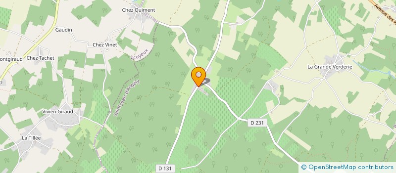 localisation de l'entreprise EGRETEAU LUDOVIC  BRIZAMBOURG