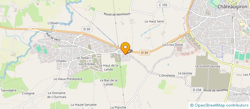 localisation de l'entreprise EGRI CONSTRUCTIONS  NOUVOITOU